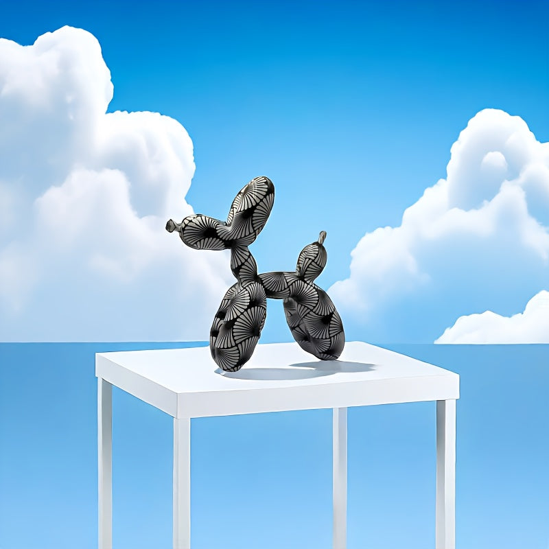 Tnessential Charming Balloon Dog Sculpture 3D Decor