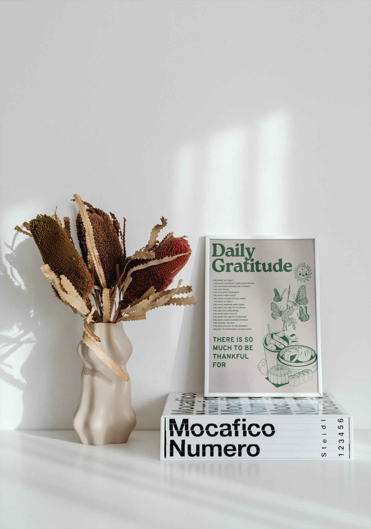 DAILY REMINDER OF GRATITUDE CANVAS POSTER