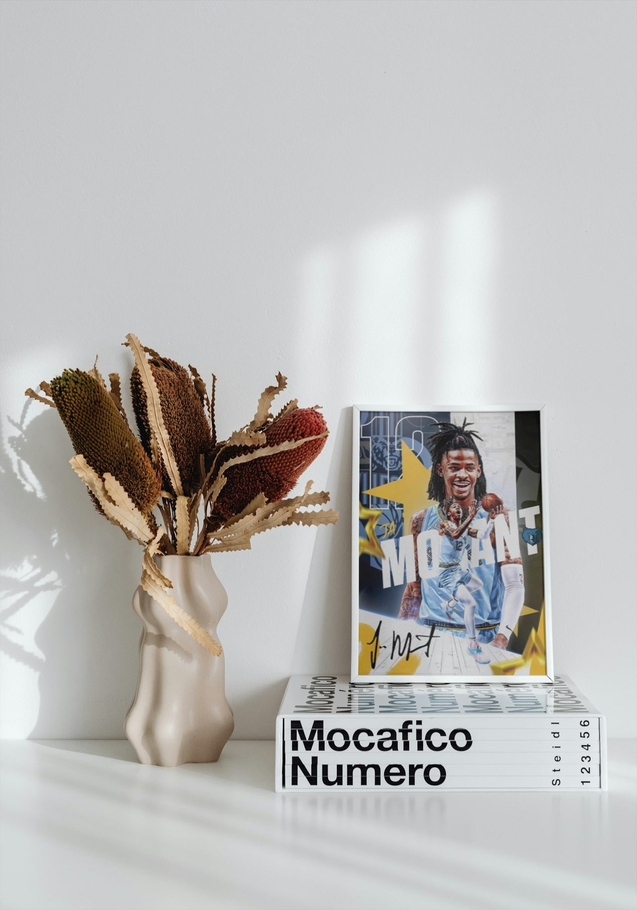 JA MORANT BASKET BALL CANVAS POSTER