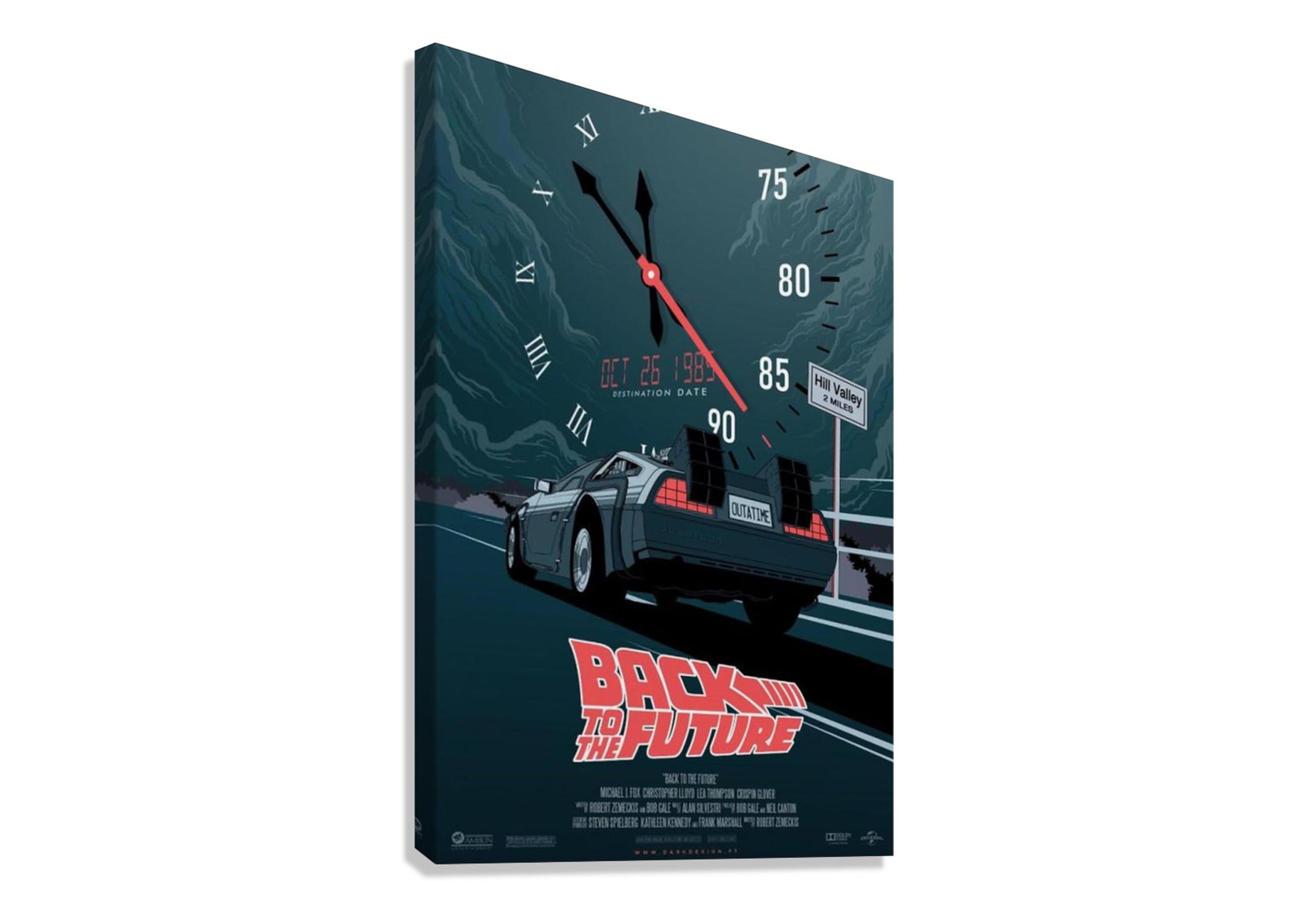 BACK TO THE FUTURE MOVIE CANVAS POSTER