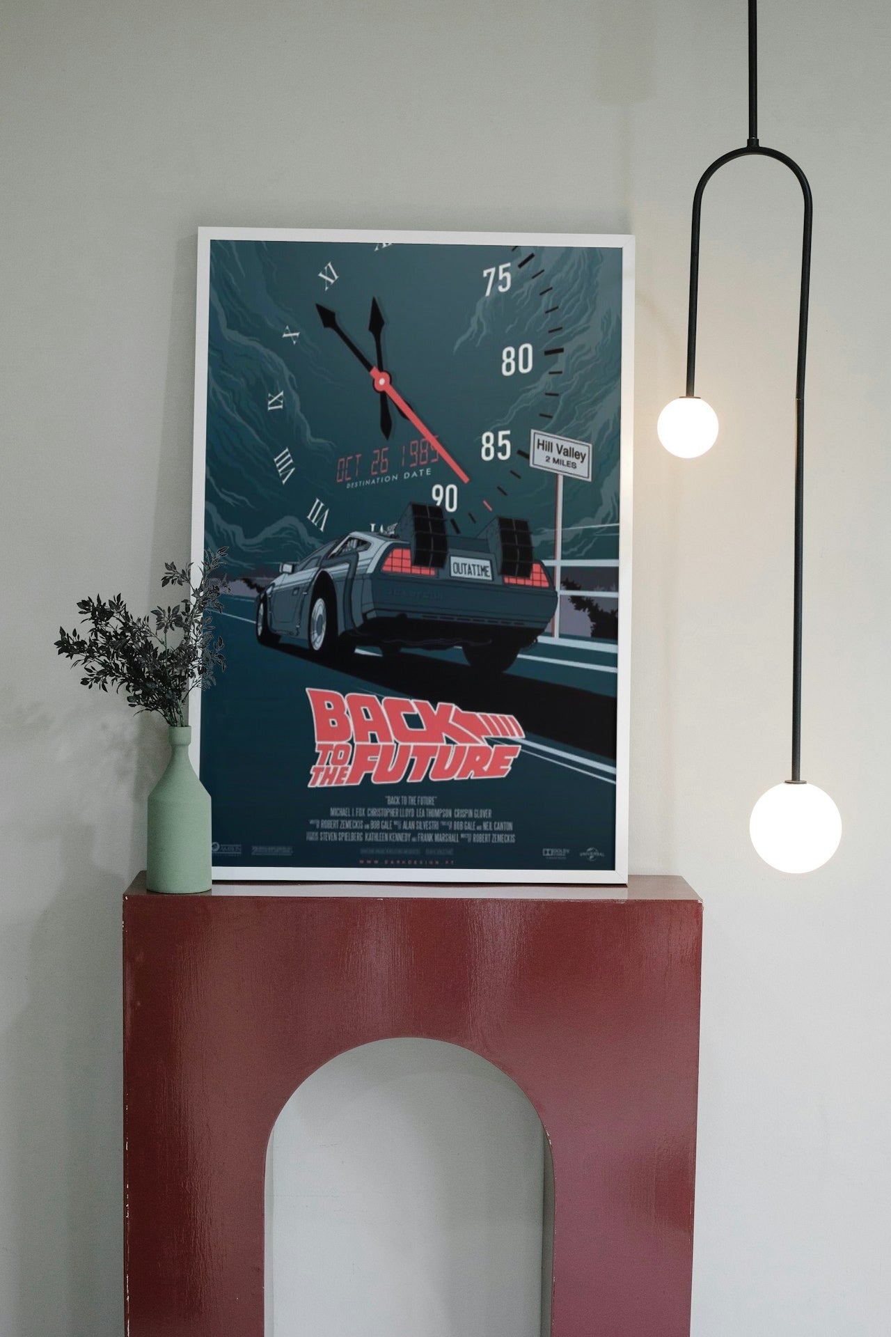 BACK TO THE FUTURE MOVIE CANVAS POSTER