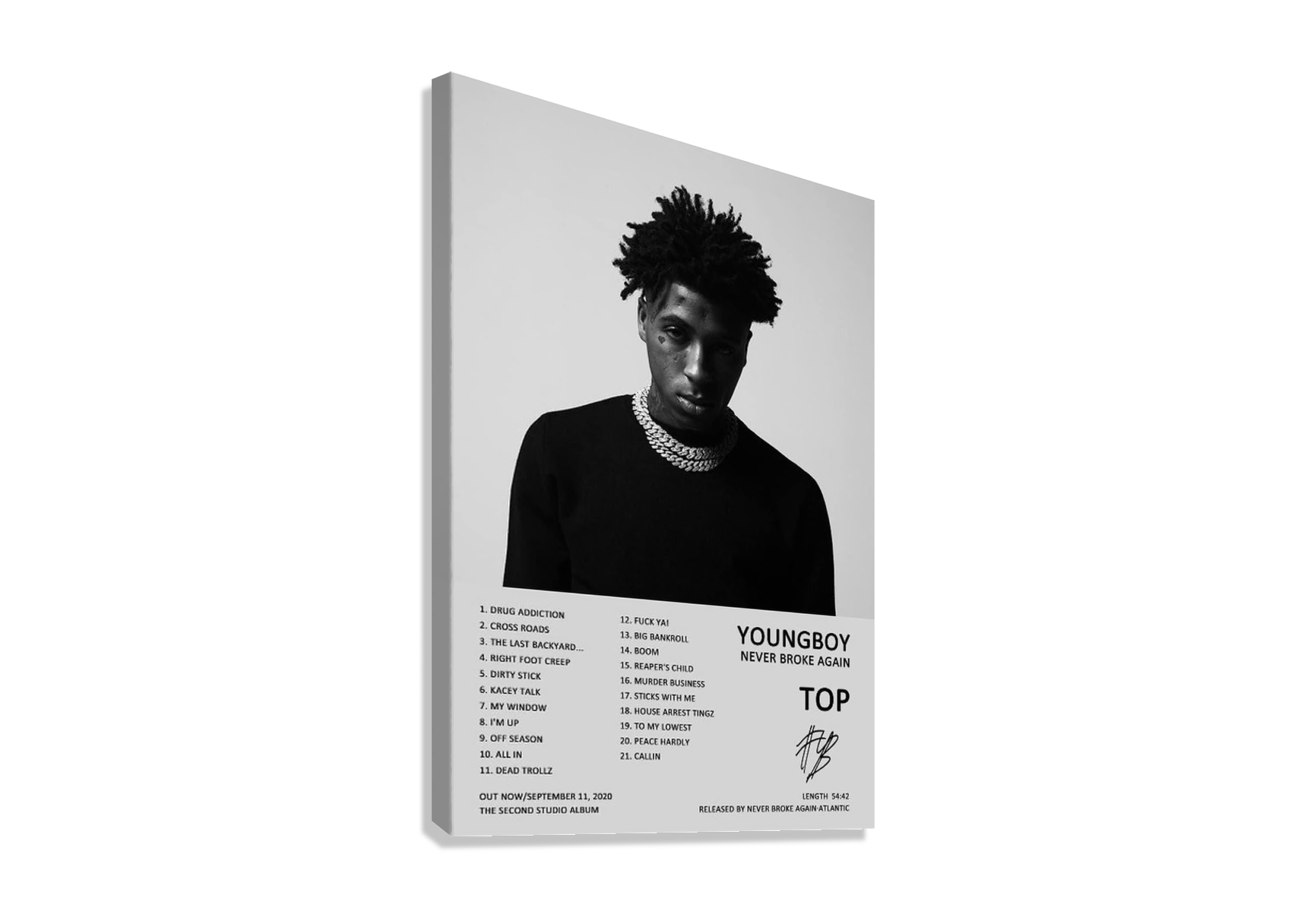 NBA YOUNG BOY "TOP" CANVAS POSTER
