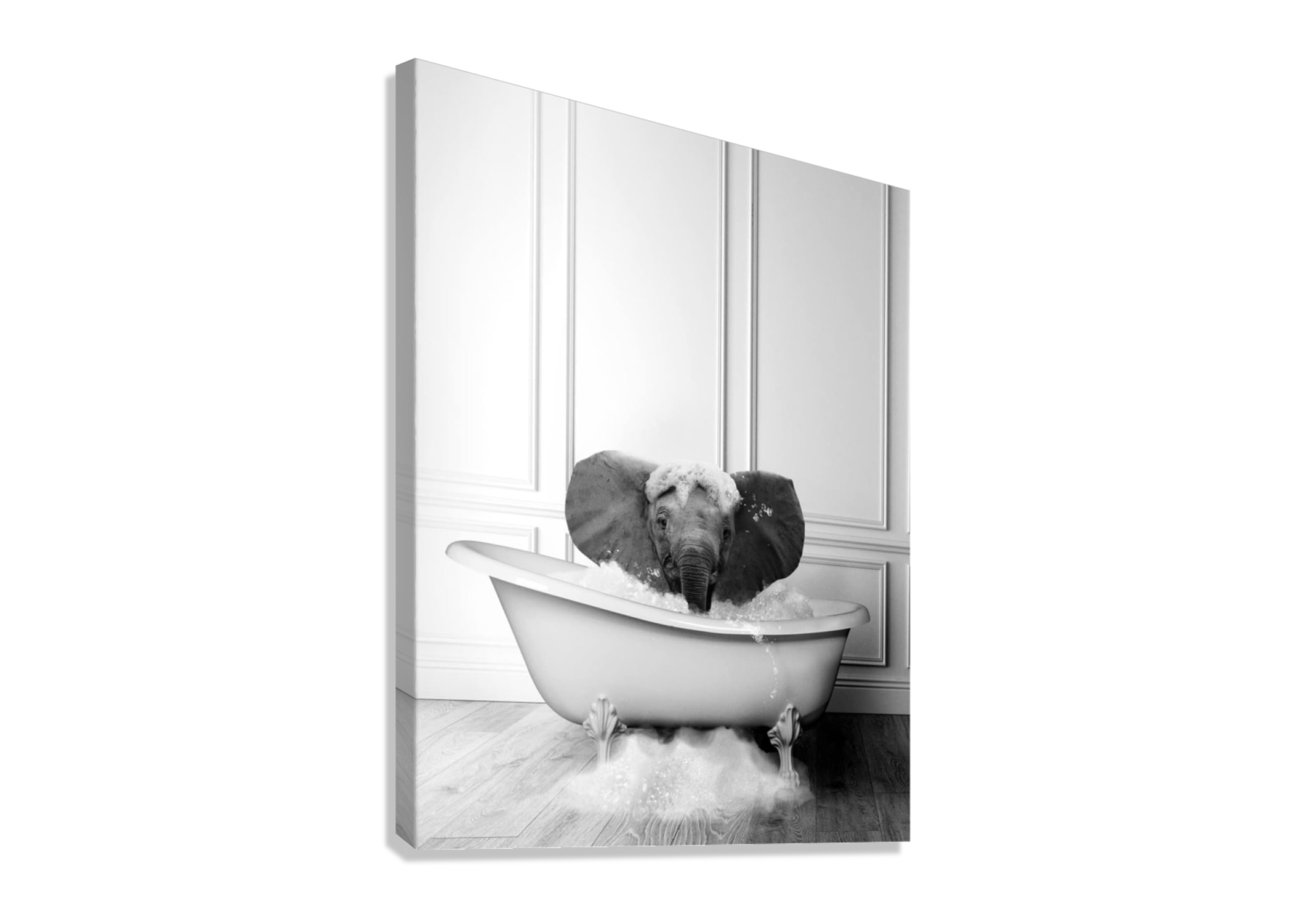 CUTE FUNNY ELEPHANT CANVAS POSTER