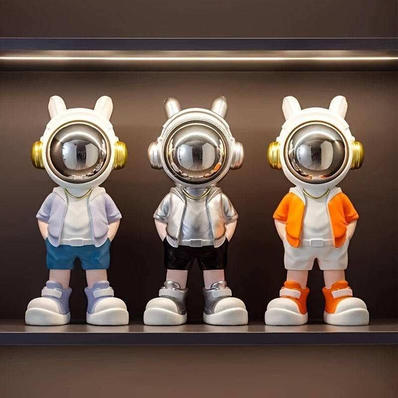 Tnessential Incredibly Cool Astronaut Figurine 3D Decor