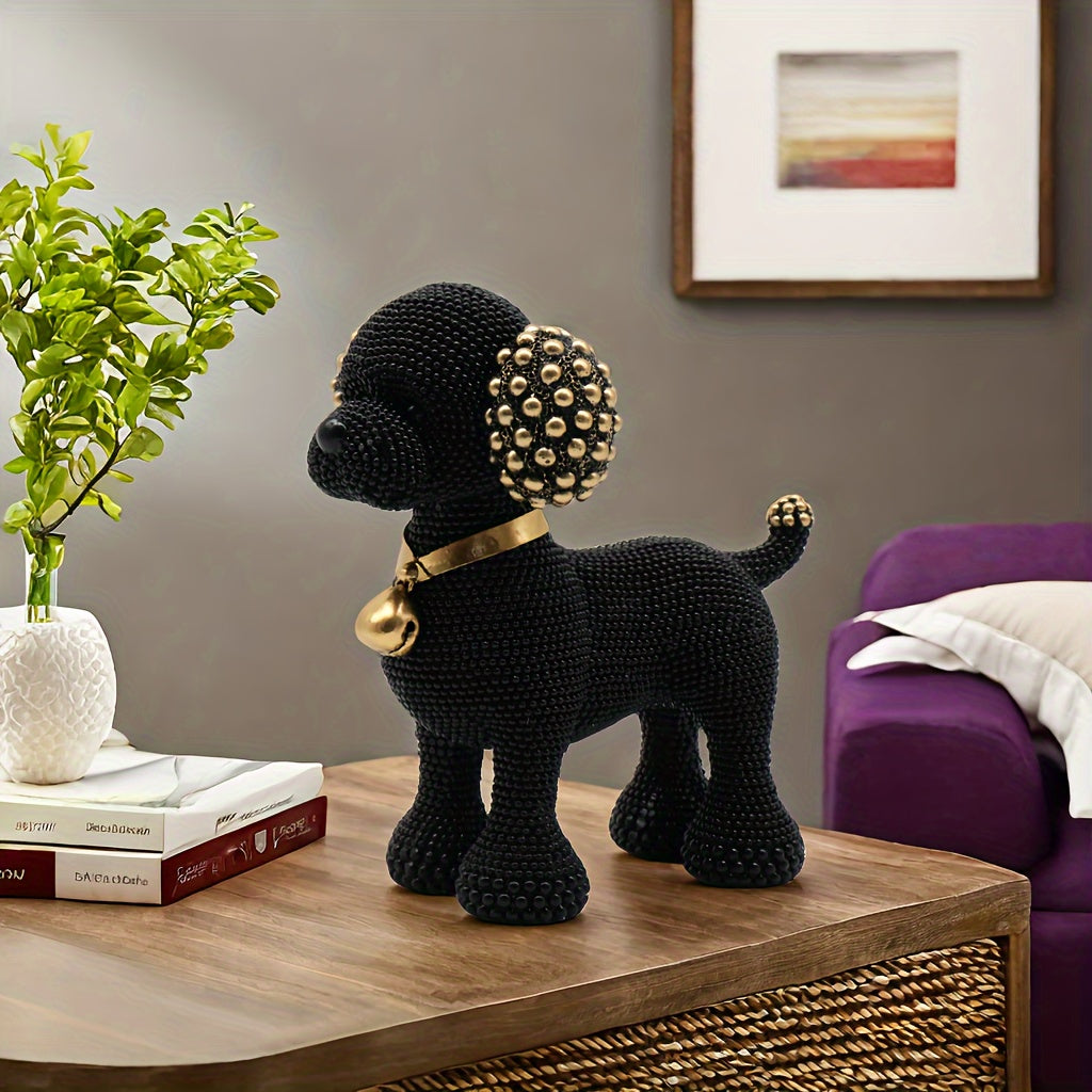 Tnessential Collectible Figurines Modern Luxury Teddy with Creative 3D Decor