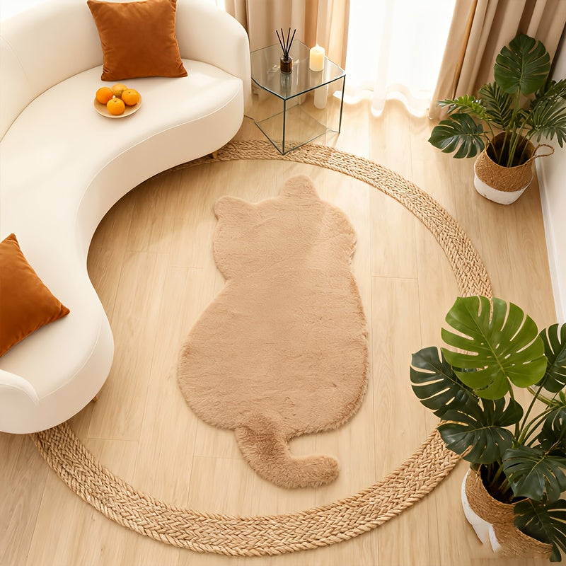 BEIGE CAT RUG