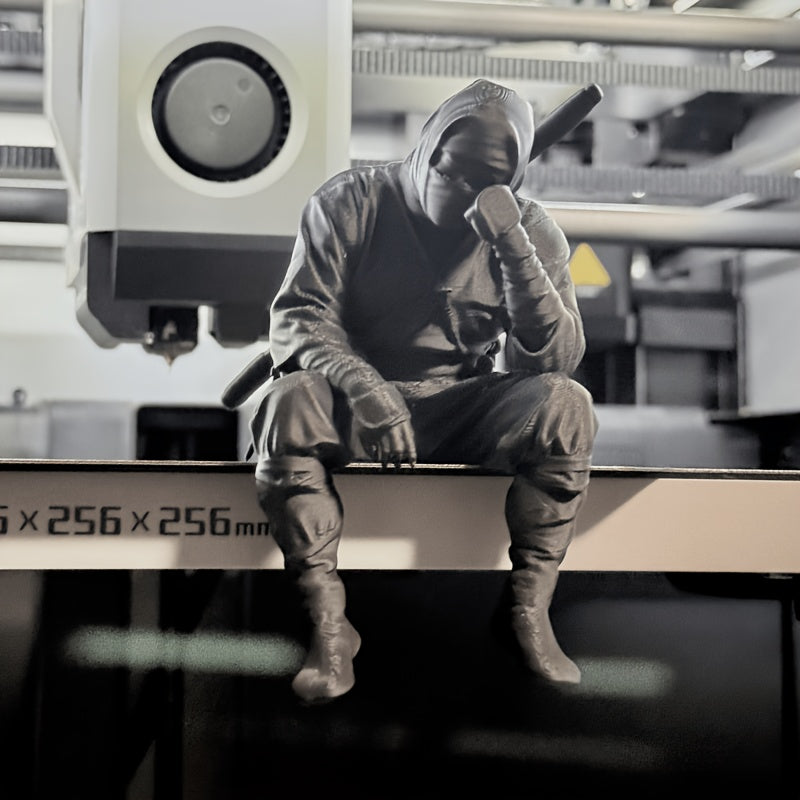 Tnessential Sad Ninja Figurine 3D Decor
