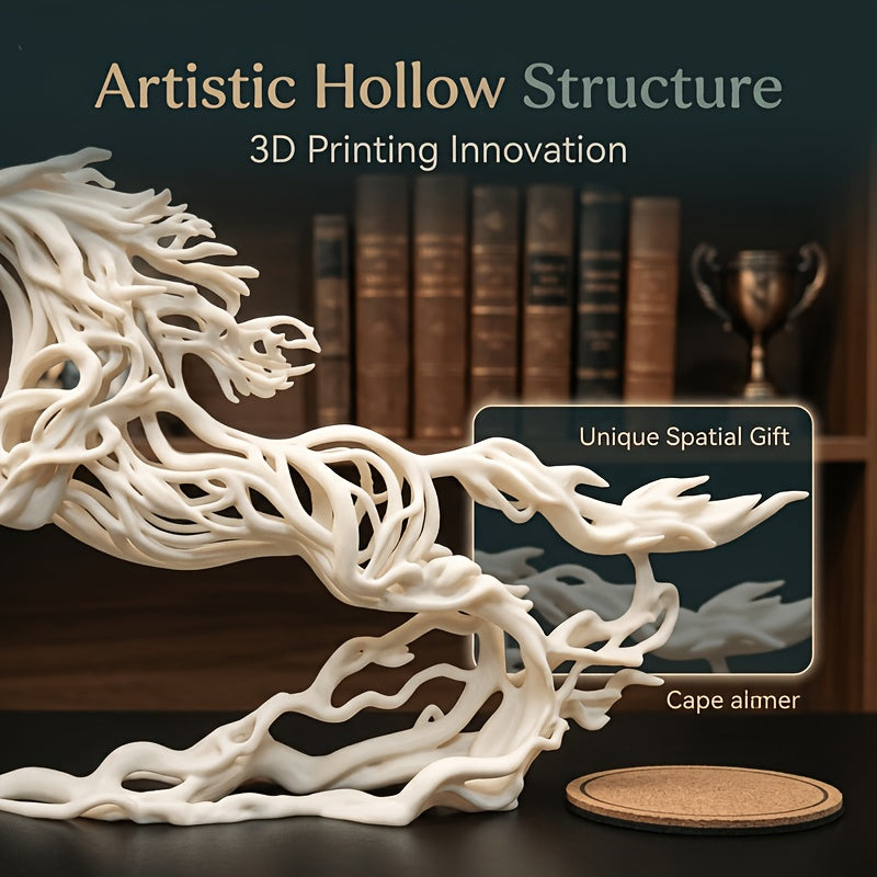 Tnessential Large-scale 3d-printed Ethereal Stallion 3D Decor