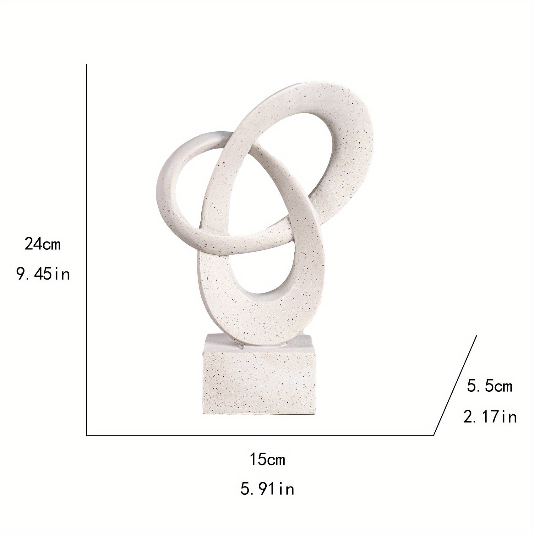Tnessential Light Luxury Art Abstract Sculptures 3D Decor