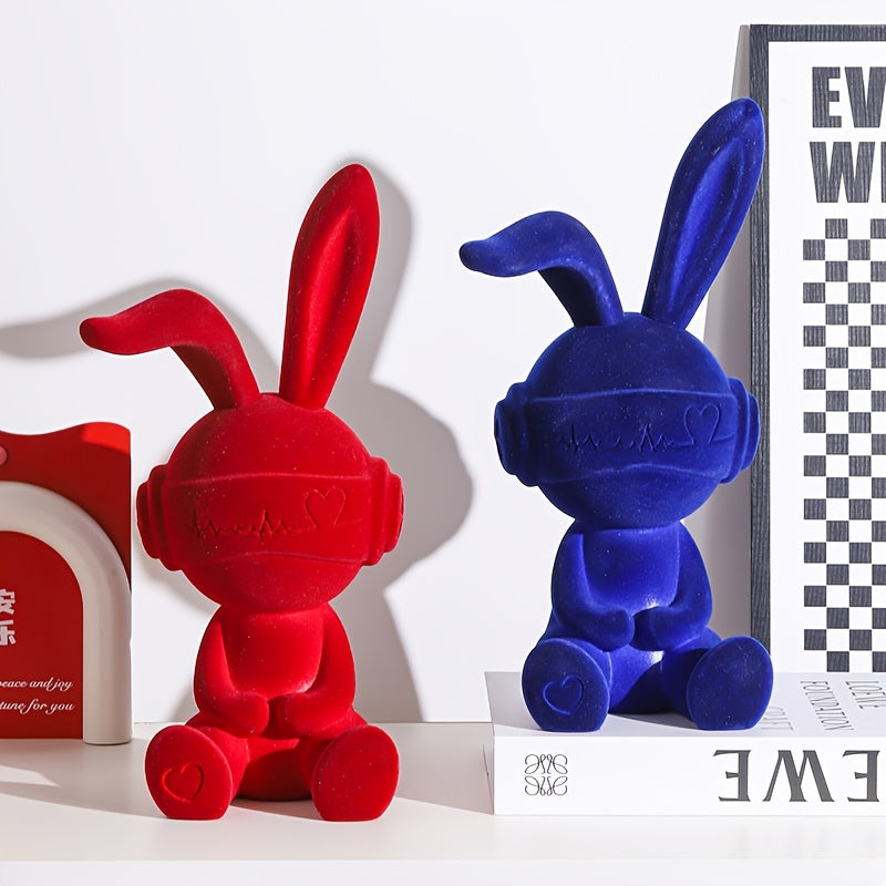 Tnessential Easter Bunny Statue 3D Decor