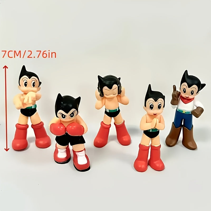 Tnessential Random 1pc Retro Anime Figure 3D Decor