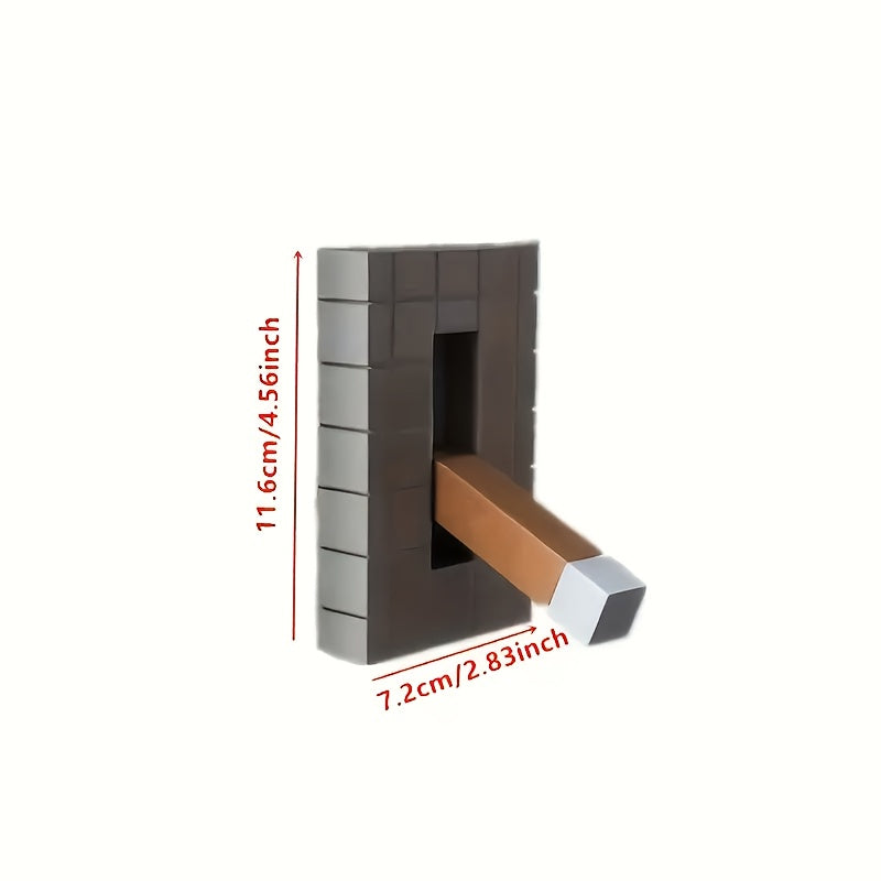 Tnessential Printed Pixel Lid Home Kitchen Wall Decoration 3D Decor