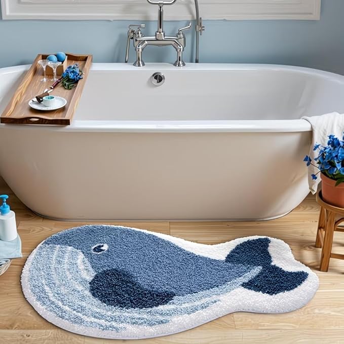 CUTE WHALE RUG