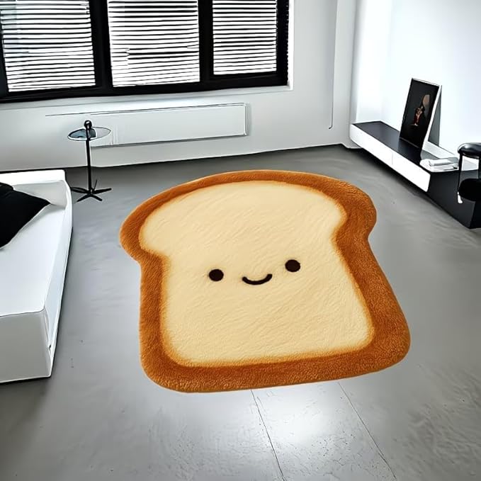 CUTE TOAST BREAD RUG