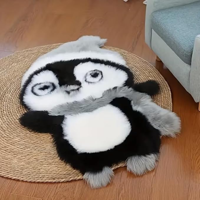FLUFFY PENGUIN RUG