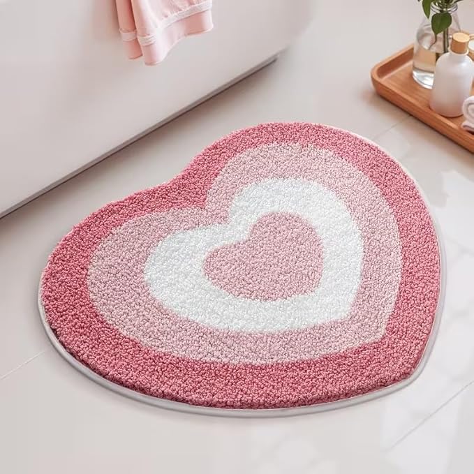 PINK HEART RUG