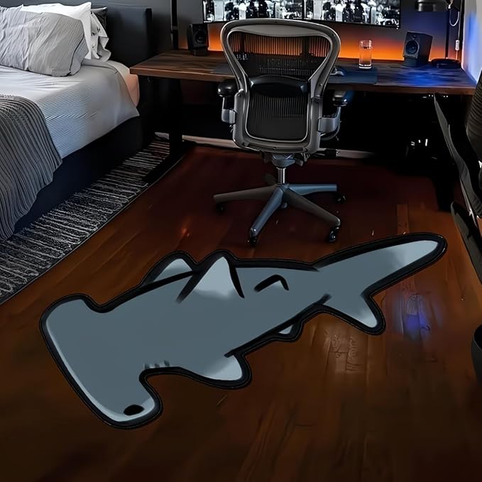 CARTOON SHARK RUG