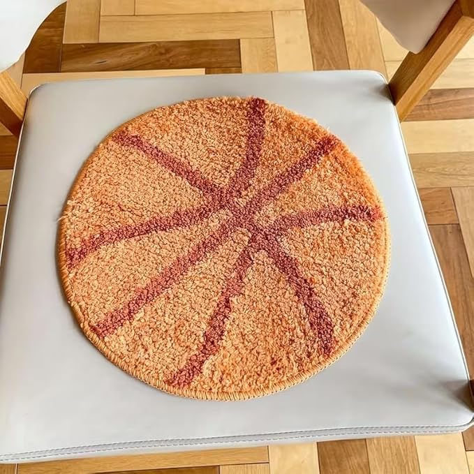 SPORTS BALL ROUND RUG