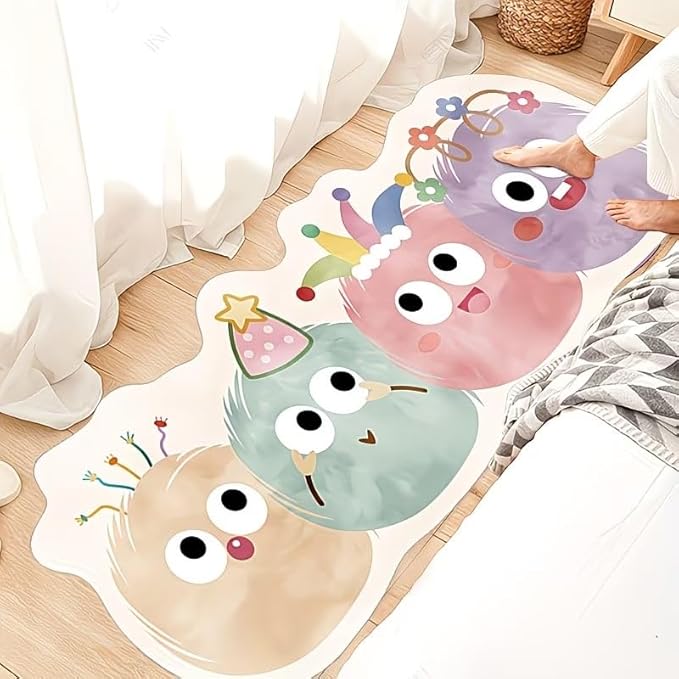 CUTE CARTOON MONSTERS RUG
