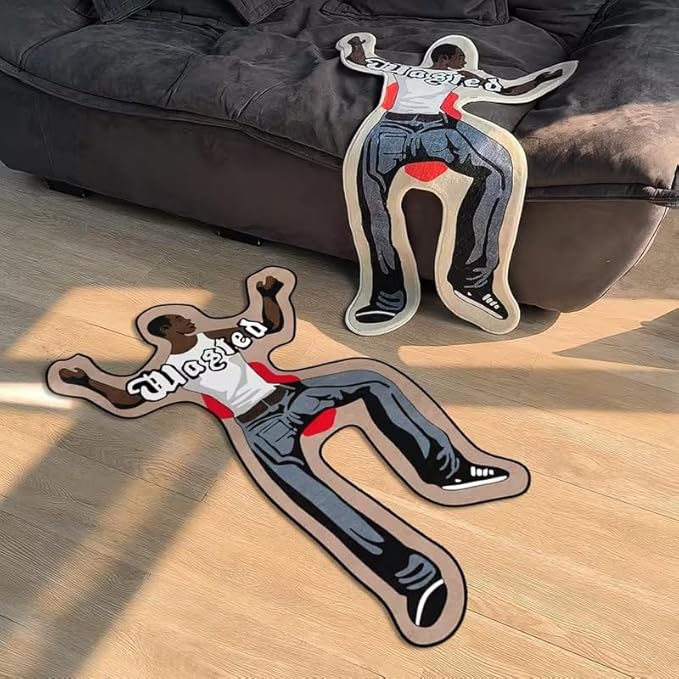 COOL GTA "WASTED" RUG