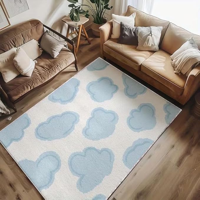 SOFT BLUE CLOUD RUG