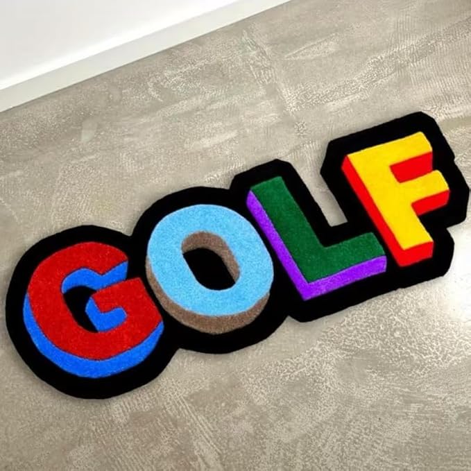 FUNNY GOLF RUG