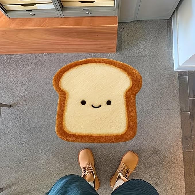 CUTE TOAST BREAD RUG