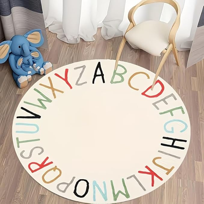 COLORFUL ALPHABET KIDS RUG