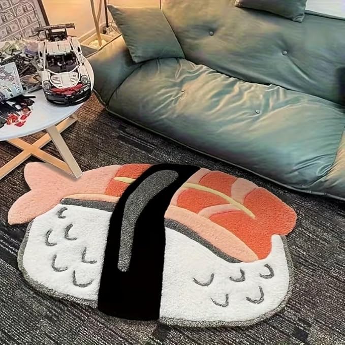 Cute Salmon Sushi Rug