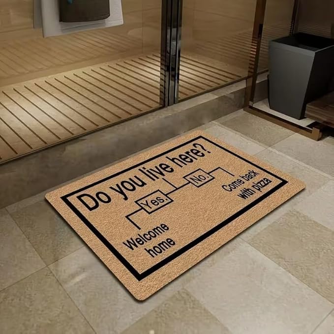 FUNNY WELCOME MAT
