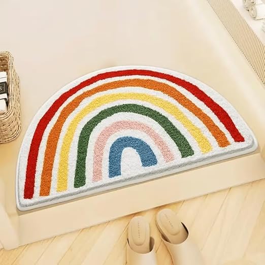 CUTE RAINBOW RUG