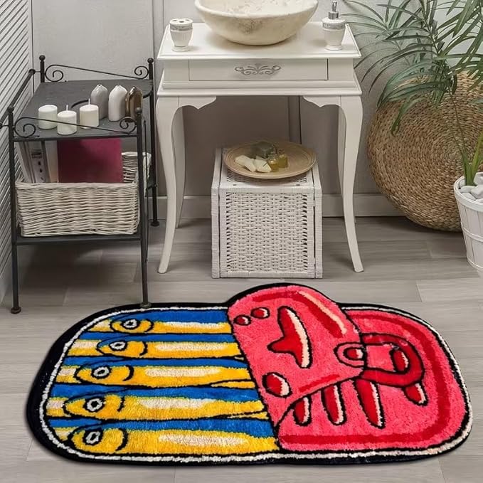 FUNNY SARDINE CAN RUG