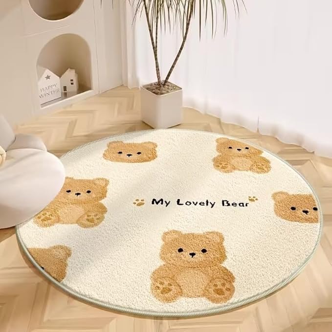 CUTE PET ROUND RUG
