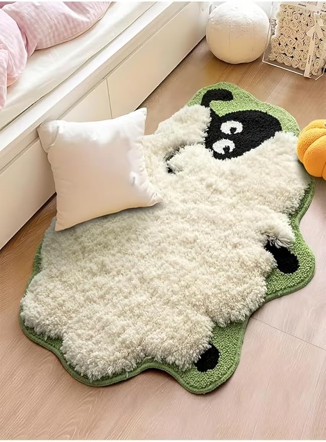 SHAWN THE SHEEP GREEN GRASS RUG