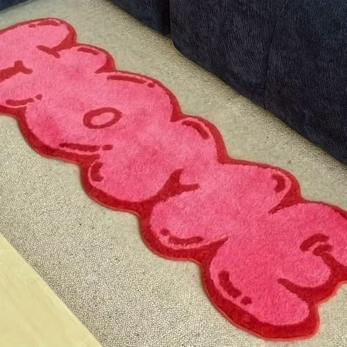 COOL RED HOME RUG