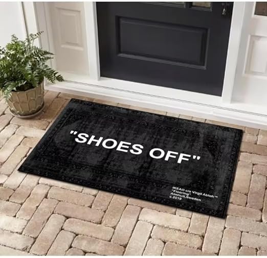 COOL ''SHOES OFF" RUG