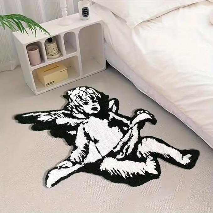 CUTE FUNNY CUPID RUG