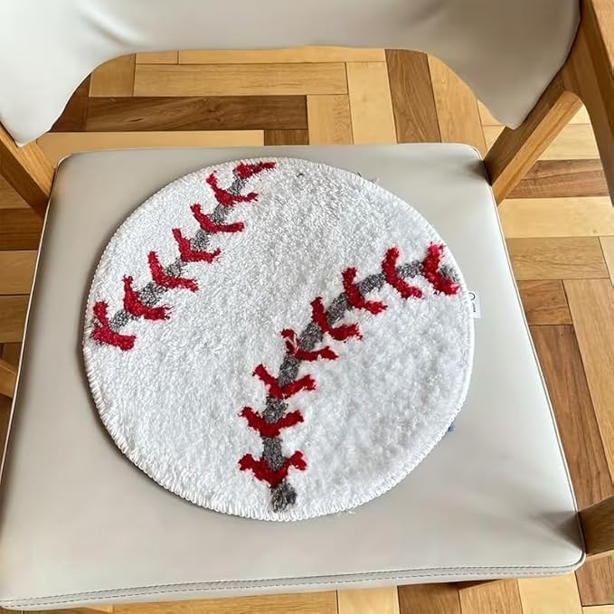 SPORTS BALL ROUND RUG