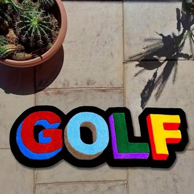 FUNNY GOLF RUG