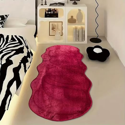 SOFT COZY BURGUNDY RUG