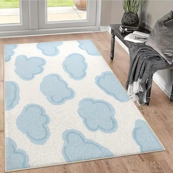 SOFT BLUE CLOUD RUG