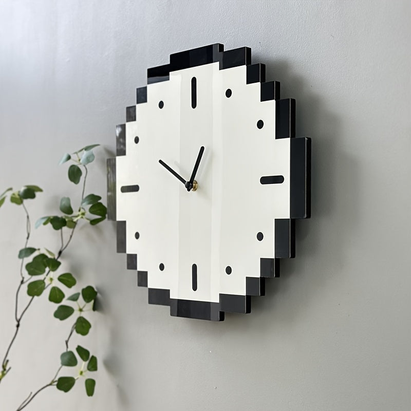 Tnessential Pixel Clock Ation 3D Decor