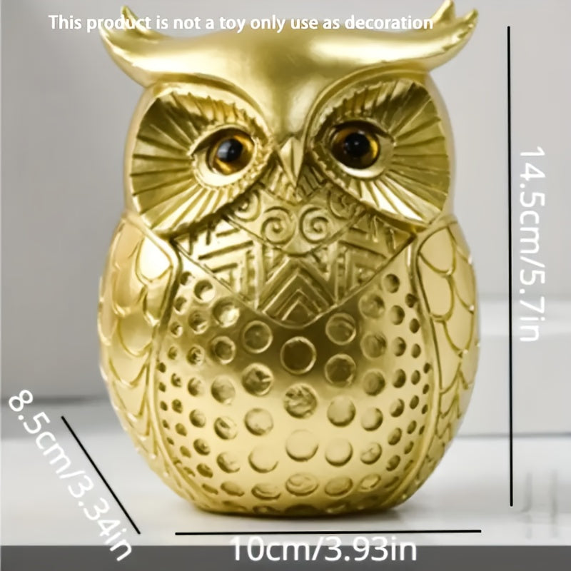 Tnessential U002fmodern Minimalist Resin Owl Animal Ornament Craft TV 3D Decor