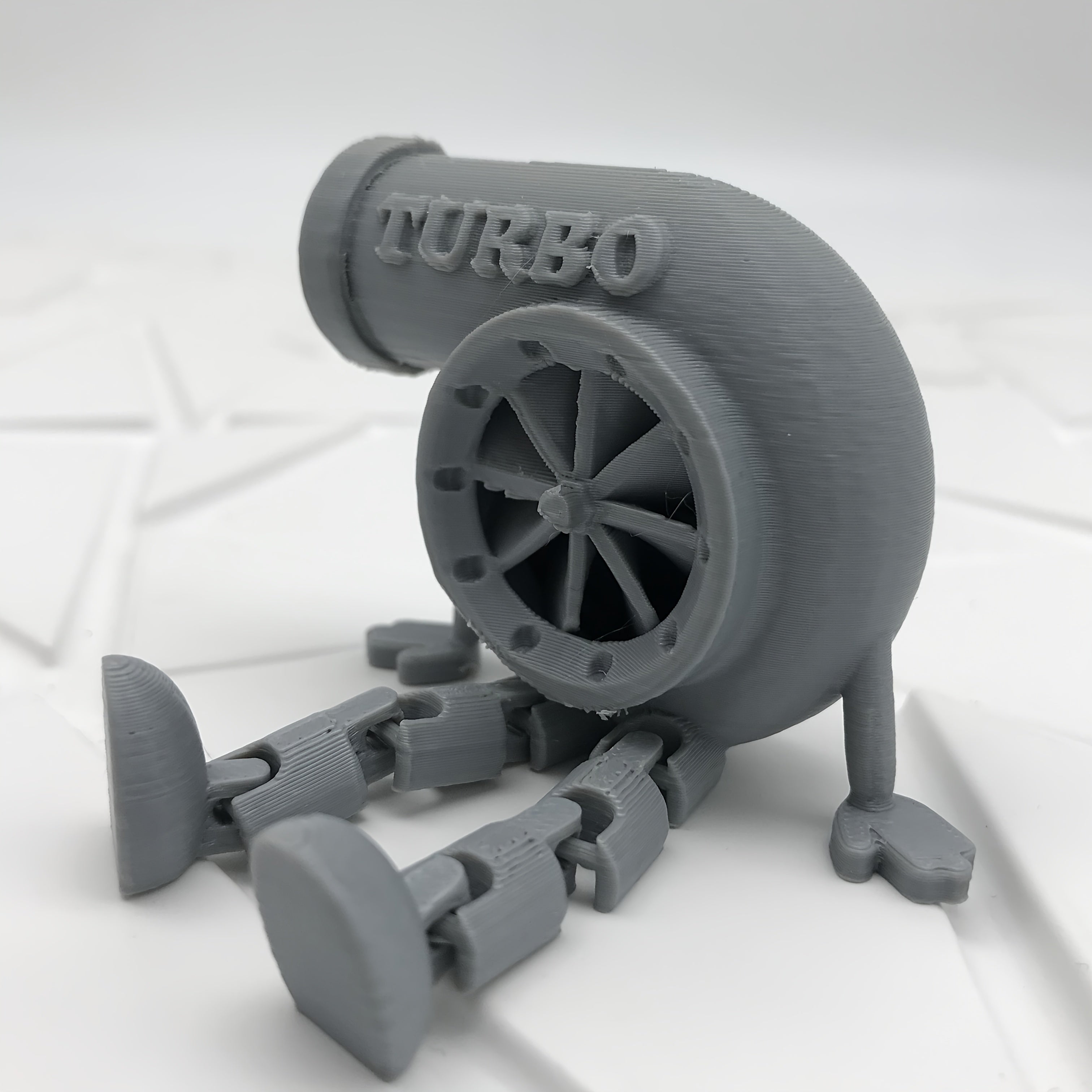 Tnessential Novel Turbine-shaped Ornament 3D Decor