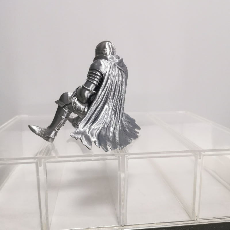 Tnessential Edge-sitting Knight Figurine 3D Decor