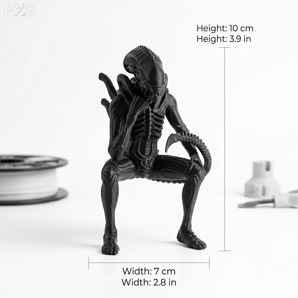 Tnessential Alien Thinker Decorative Ornament 3D Decor