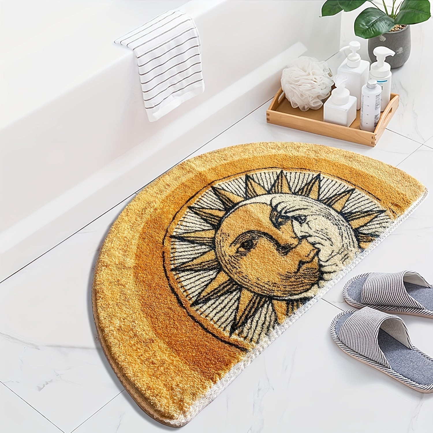 SEMI CIRCLE RUG view 4