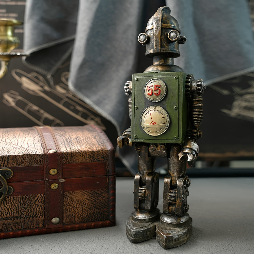 Tnessential American Cross-border Retro Craft Punk Style Robot Creative 3D Decor