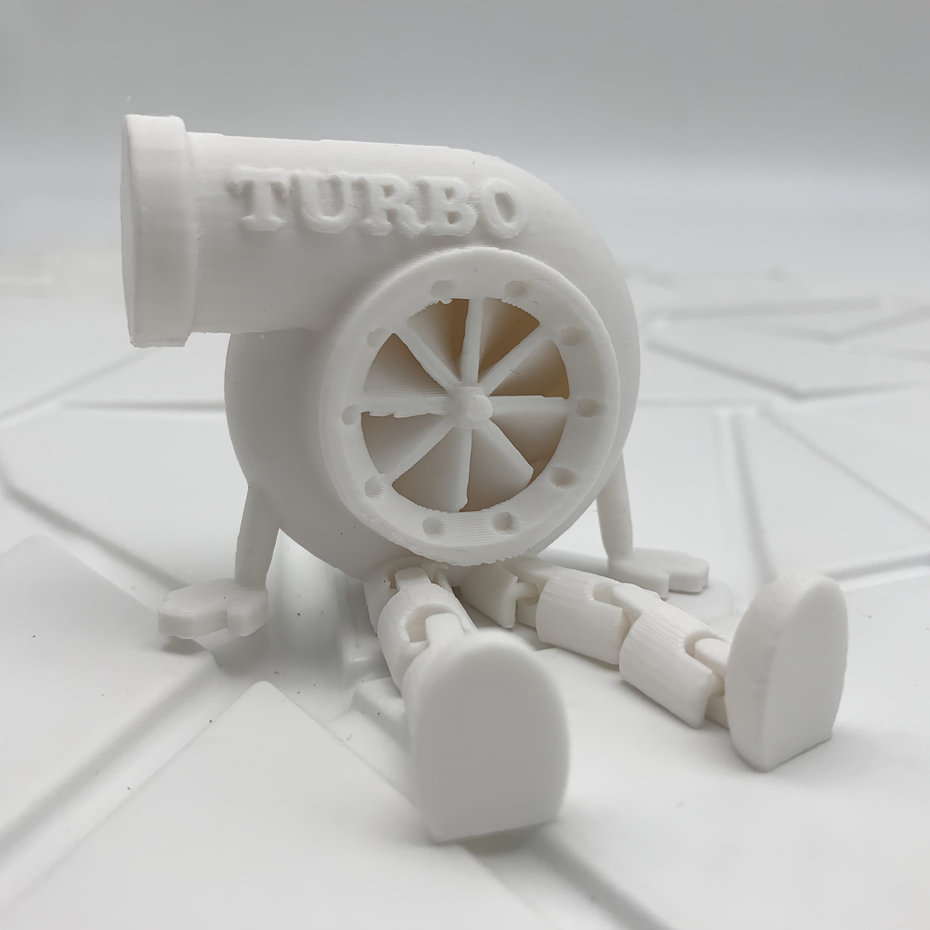 Tnessential Novel Turbine-shaped Ornament 3D Decor