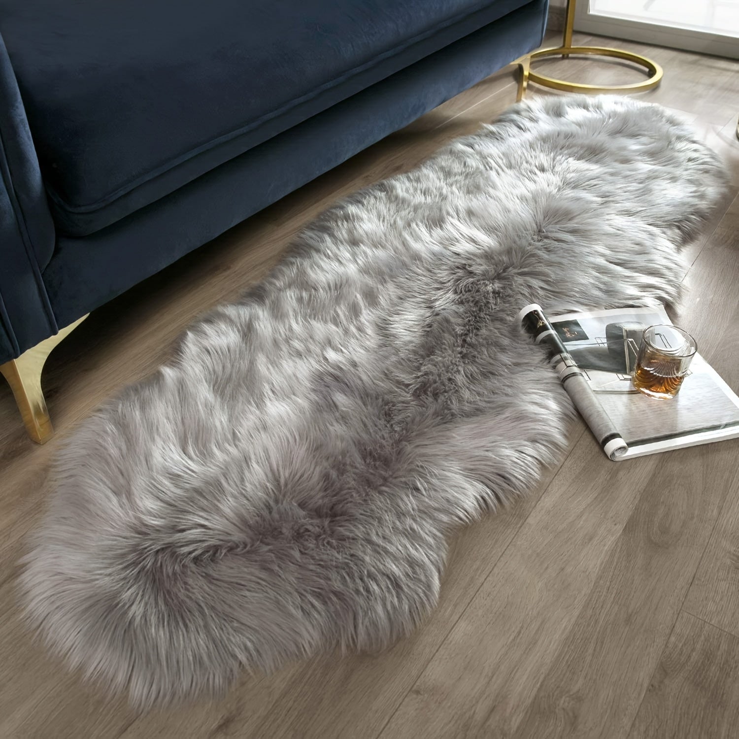 GREY RUNNER RUG view 9